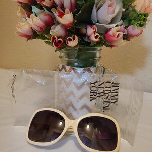 Jimmy Crystal New York Sunglasses with Swarovski Elements Crystals white (sold)